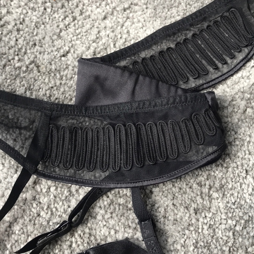 La Perla garter ZigZag new black - Picture 3 of 10